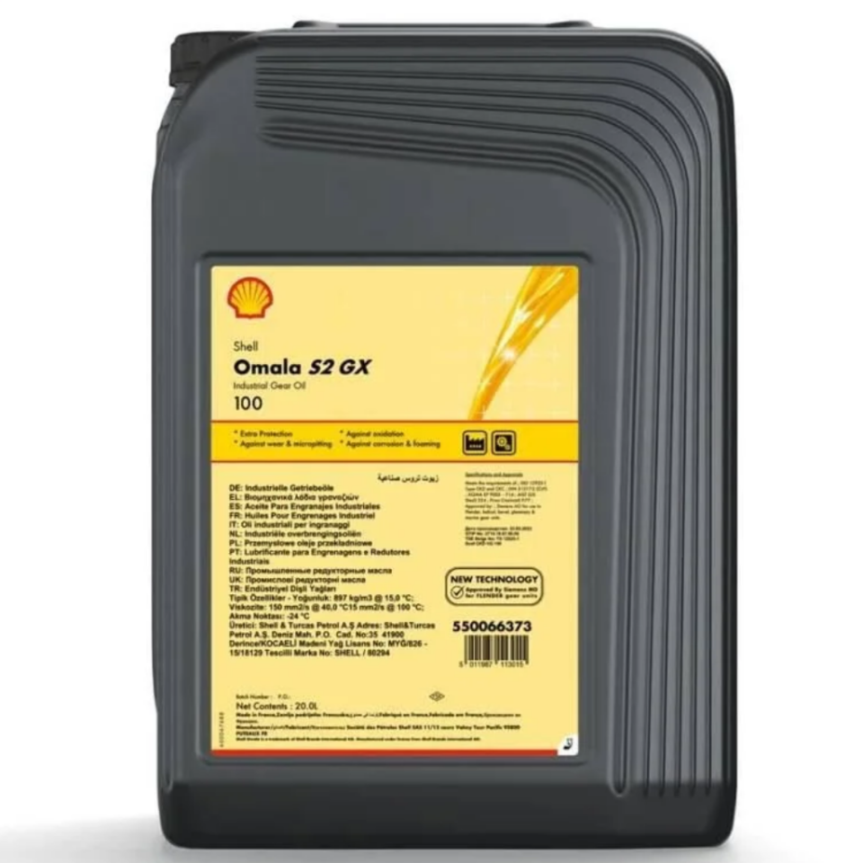 Shell Omala S2 GX 100 - 20 Litre Dişli Yağı