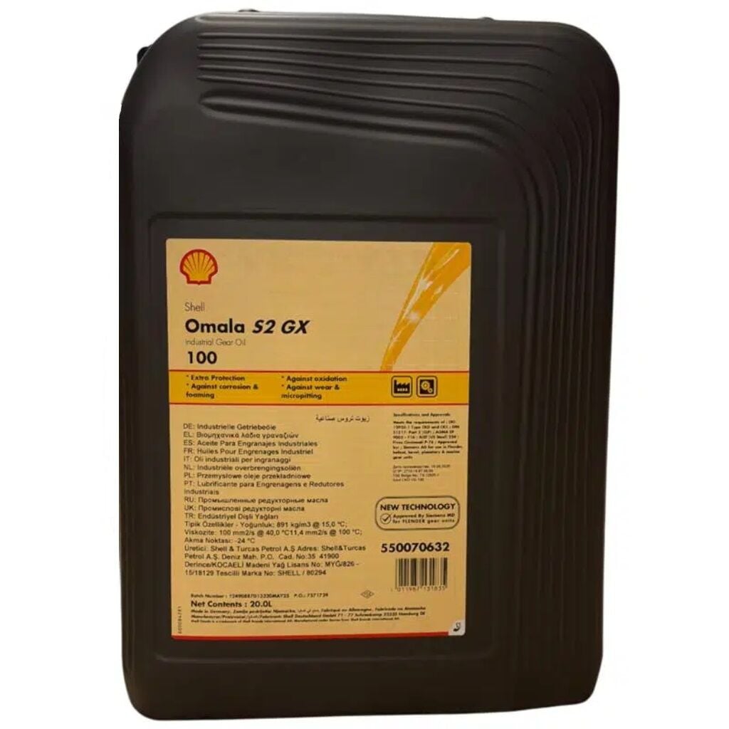Shell Omala S2 GX 100 - 20 Litre Dişli Yağı