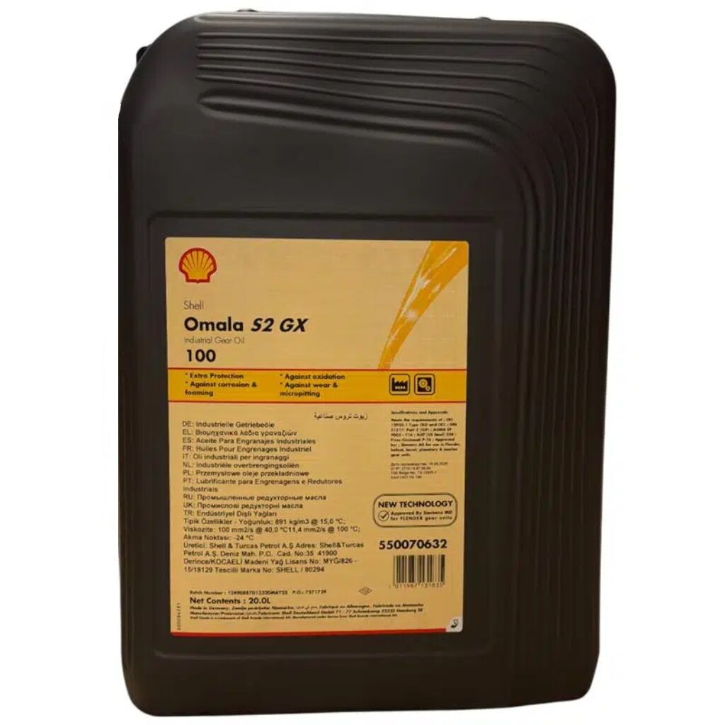 Shell Omala S2 GX 100 - 20 Litre Dişli Yağı