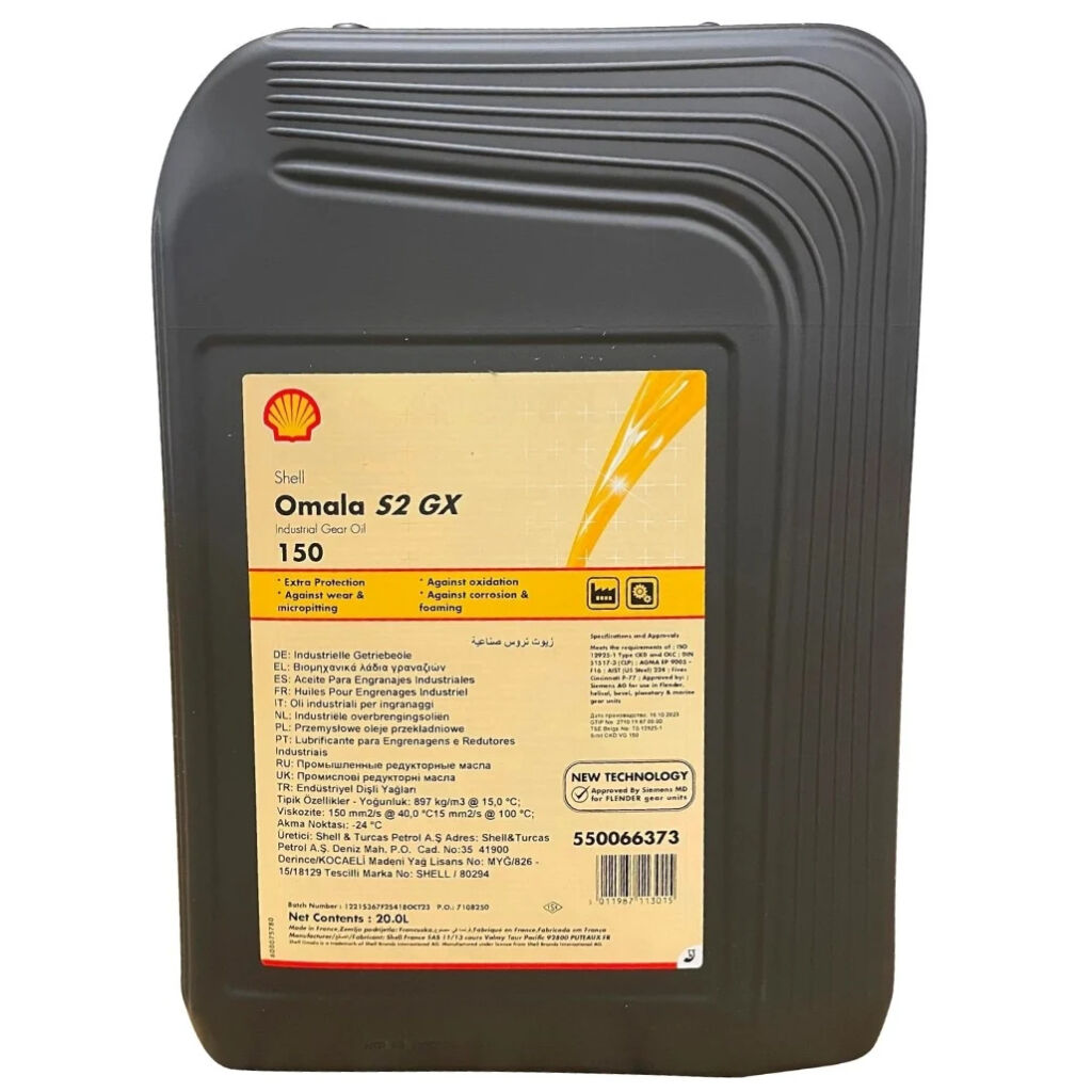 Shell Omala S2 GX 150 - 20 Litre Dişli Yağı