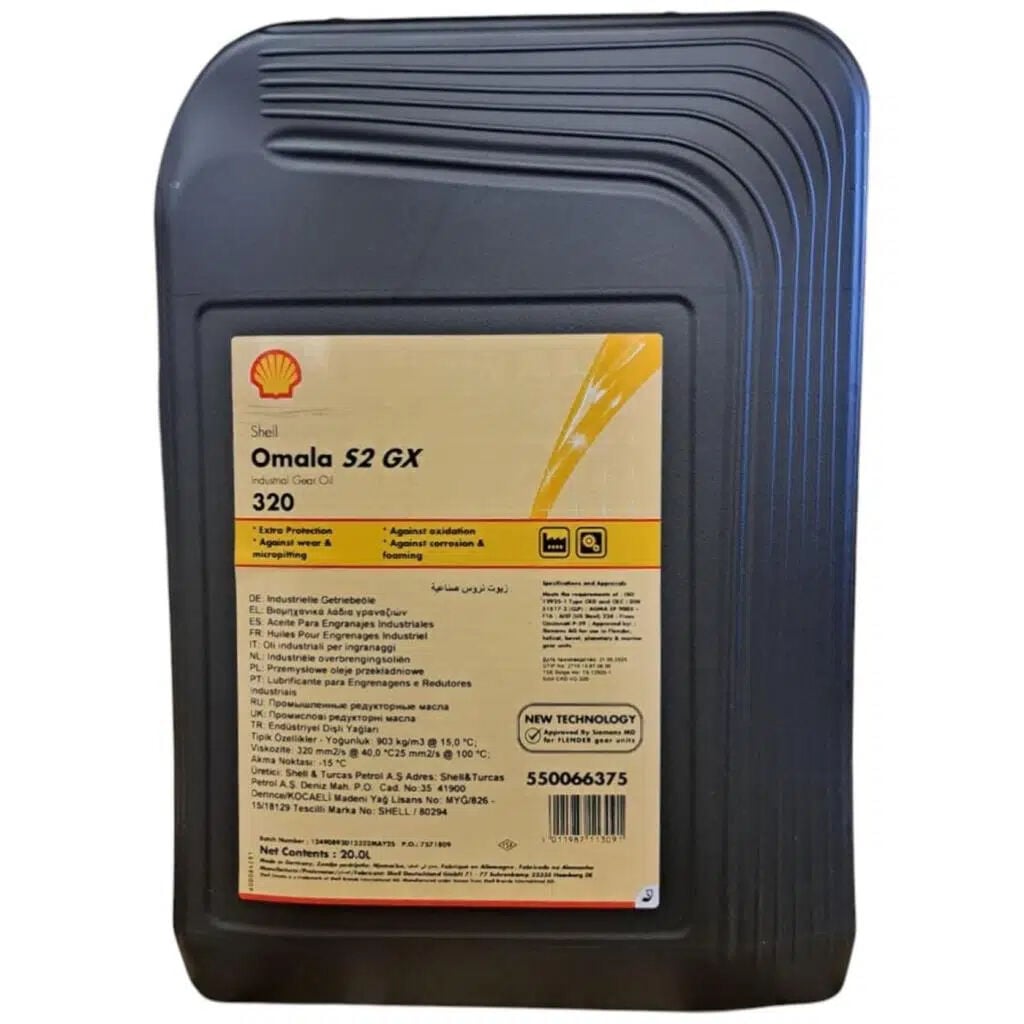 Shell Omala S2 GX 320 - 20 Litre Dişli Yağı