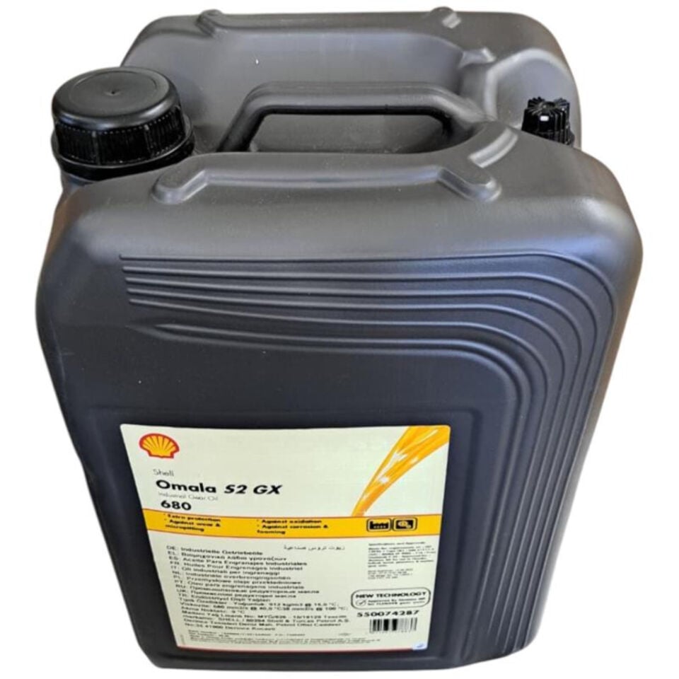 Shell Omala S2 GX 680 - 20 Litre Dişli Yağı