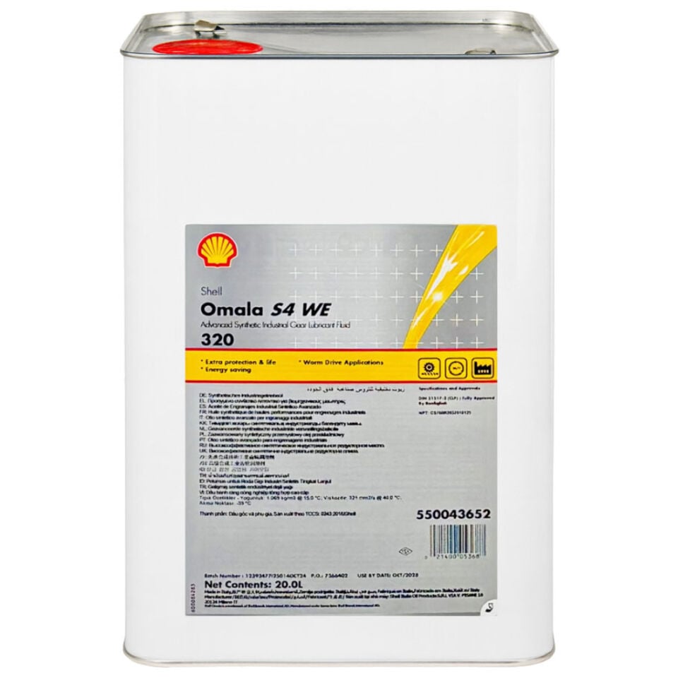 Shell Omala S4 WE 320 - 20 Litre Dişli Yağı