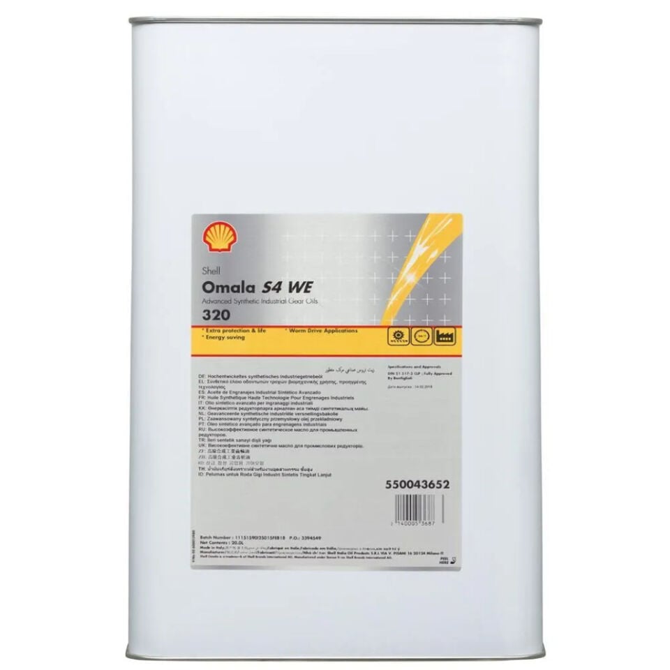 Shell Omala S4 WE 320 - 20 Litre Dişli Yağı