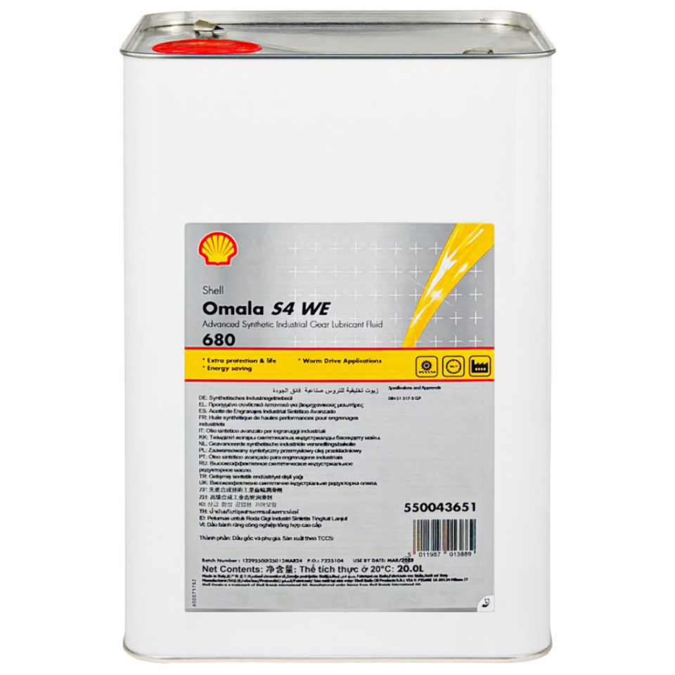 Shell Omala S4 WE 680 - 20 Litre Dişli Yağı