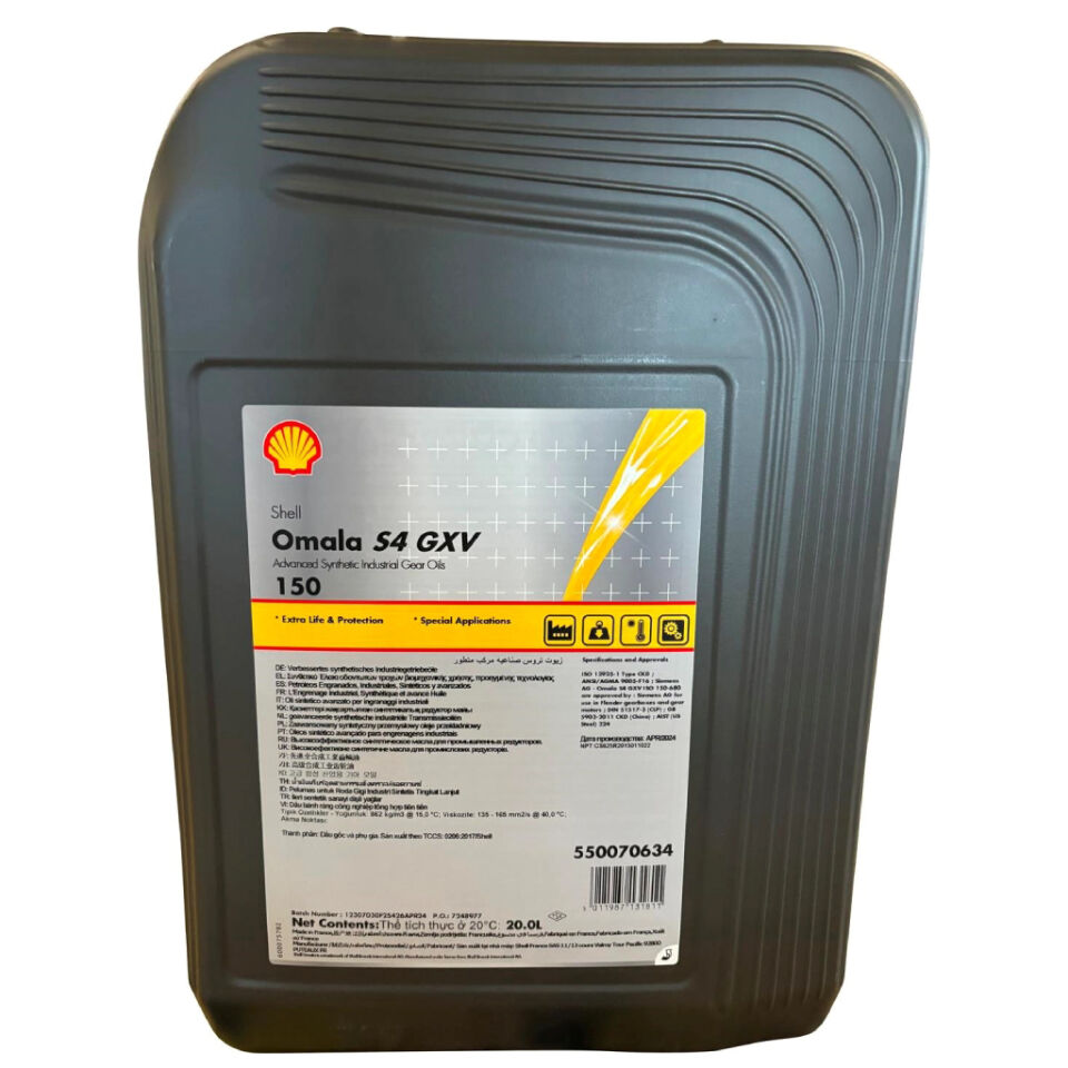 Shell Omala S4 GXV 150 - 20 Litre Dişli Yağı