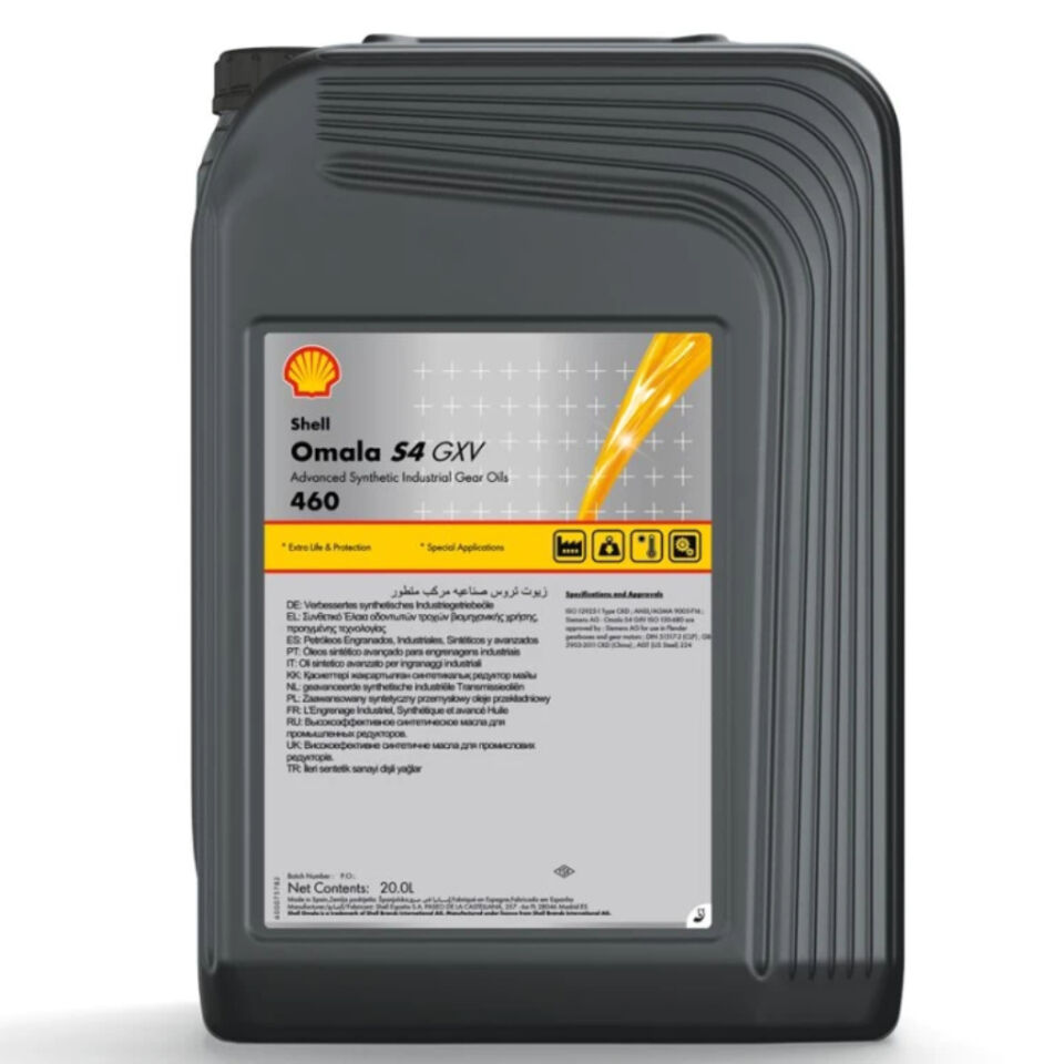 Shell Omala S4 GXV 460 - 20 Litre Dişli Yağı