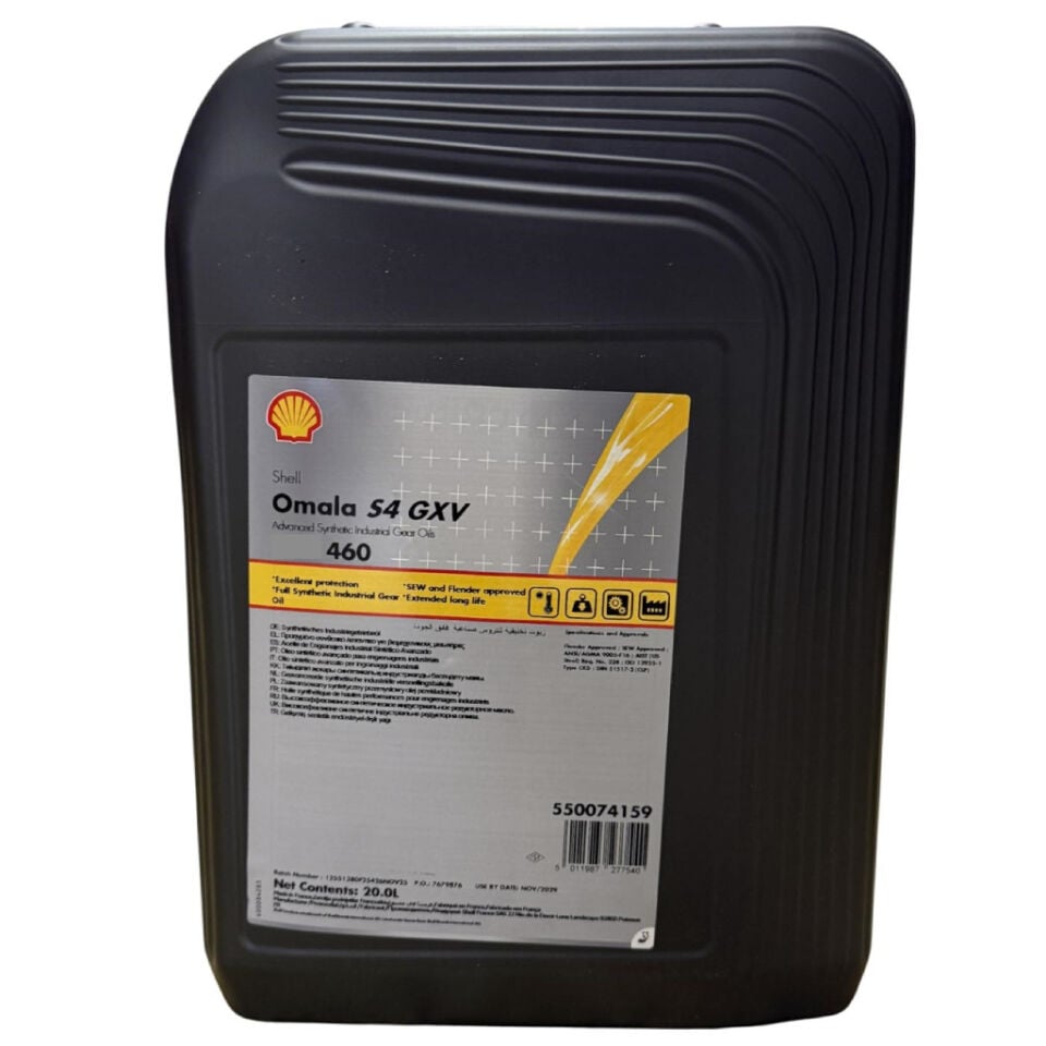 Shell Omala S4 GXV 460 - 20 Litre Dişli Yağı