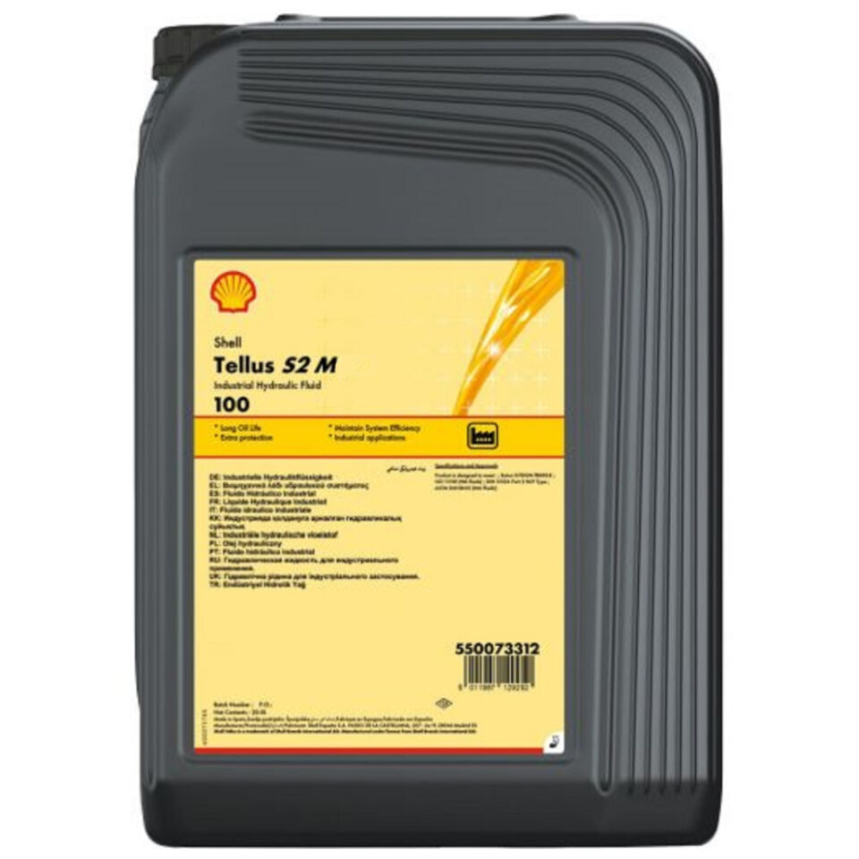 Shell Tellus S2 M 100 - 20 Litre Hidrolik Yağı