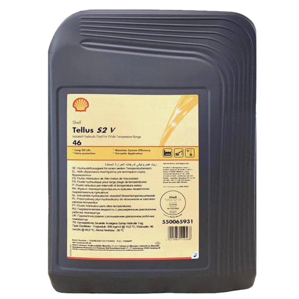 Shell Tellus S2 V 46 - 20 Litre Hidrolik Yağı