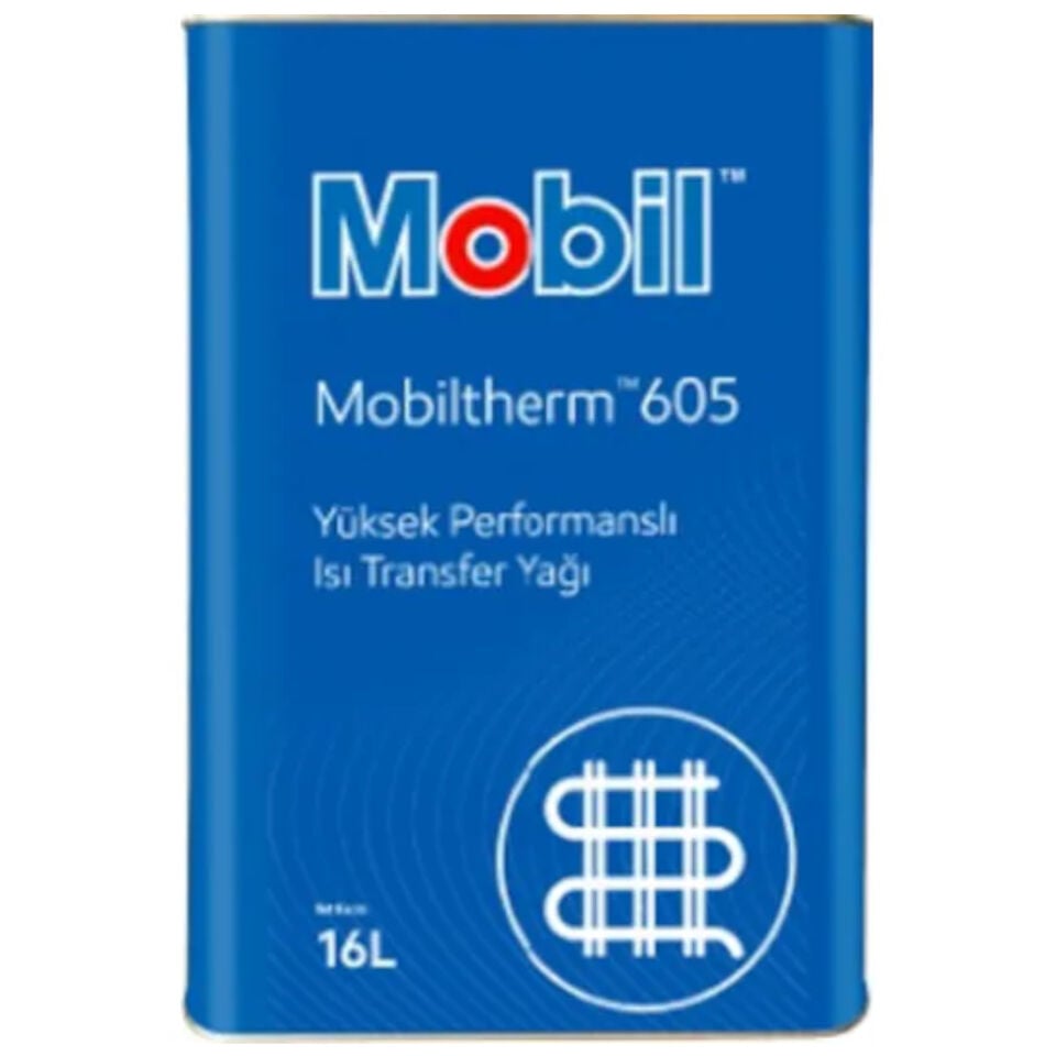 Mobil Therm 605 - 16 Litre Isı Transfer Yağı