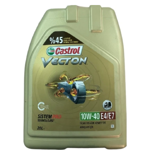 Castrol Vecton 10W-40 E4-E7 - 20 Litre Motor Yağı
