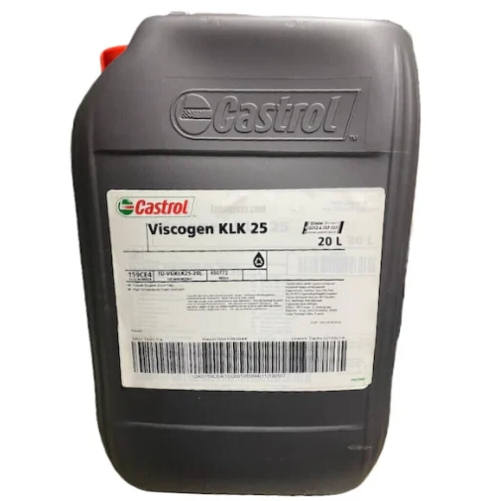 Castrol Viscogen KLK 25 - 20 Litre Sentetik Yüksek Sıcaklık Zincir Yağı