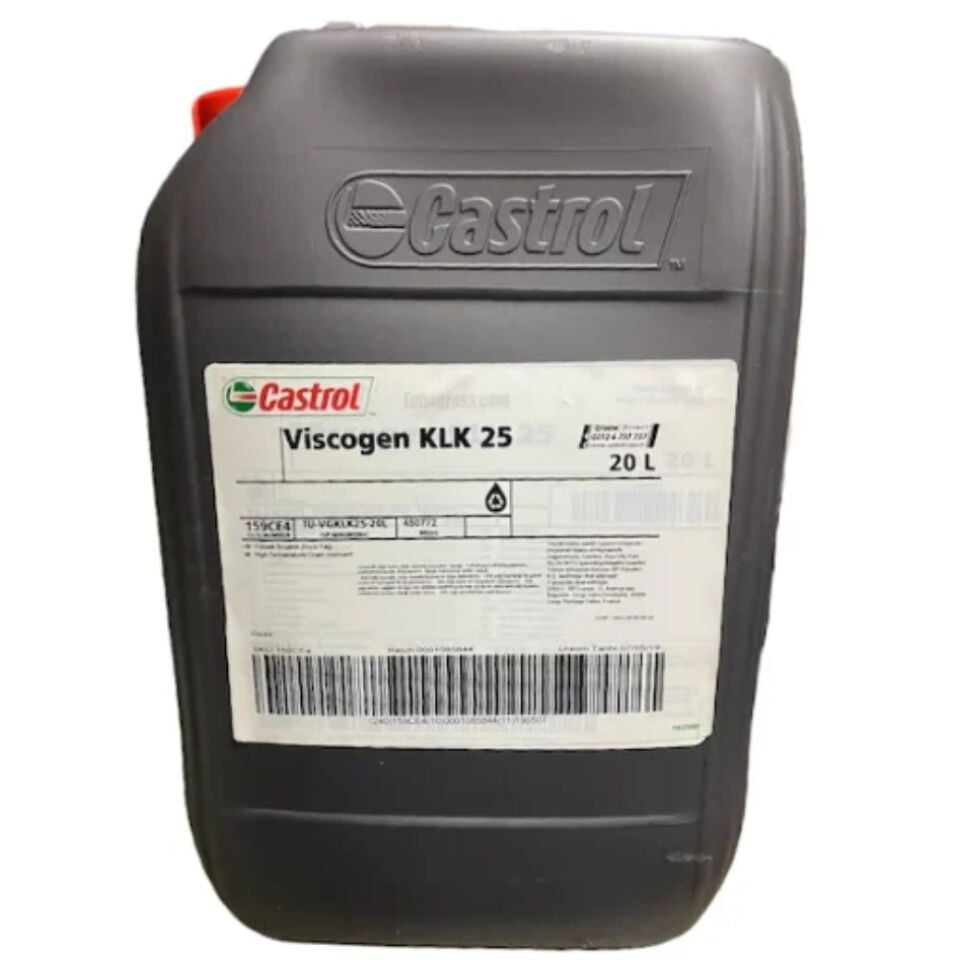 Castrol Viscogen KLK 25 - 20 Litre Sentetik Yüksek Sıcaklık Zincir Yağı