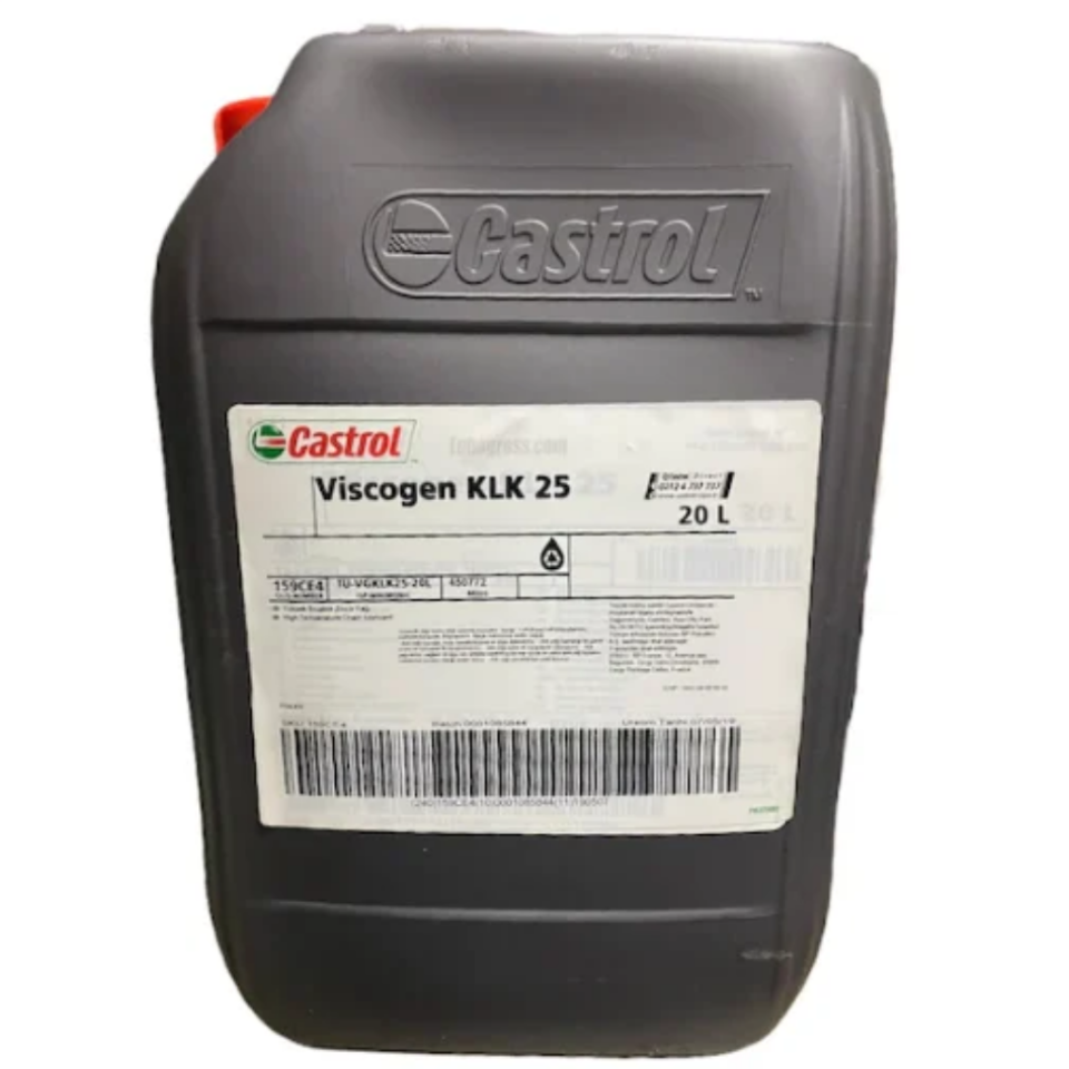 Castrol Viscogen KLK 25 - 20 Litre Sentetik Yüksek Sıcaklık Zincir Yağı
